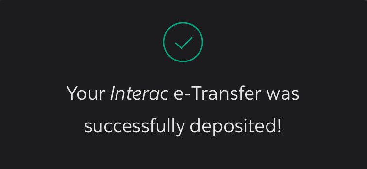 カナダワーホリ来て初めてお給料いただいた嬉しい☺️
