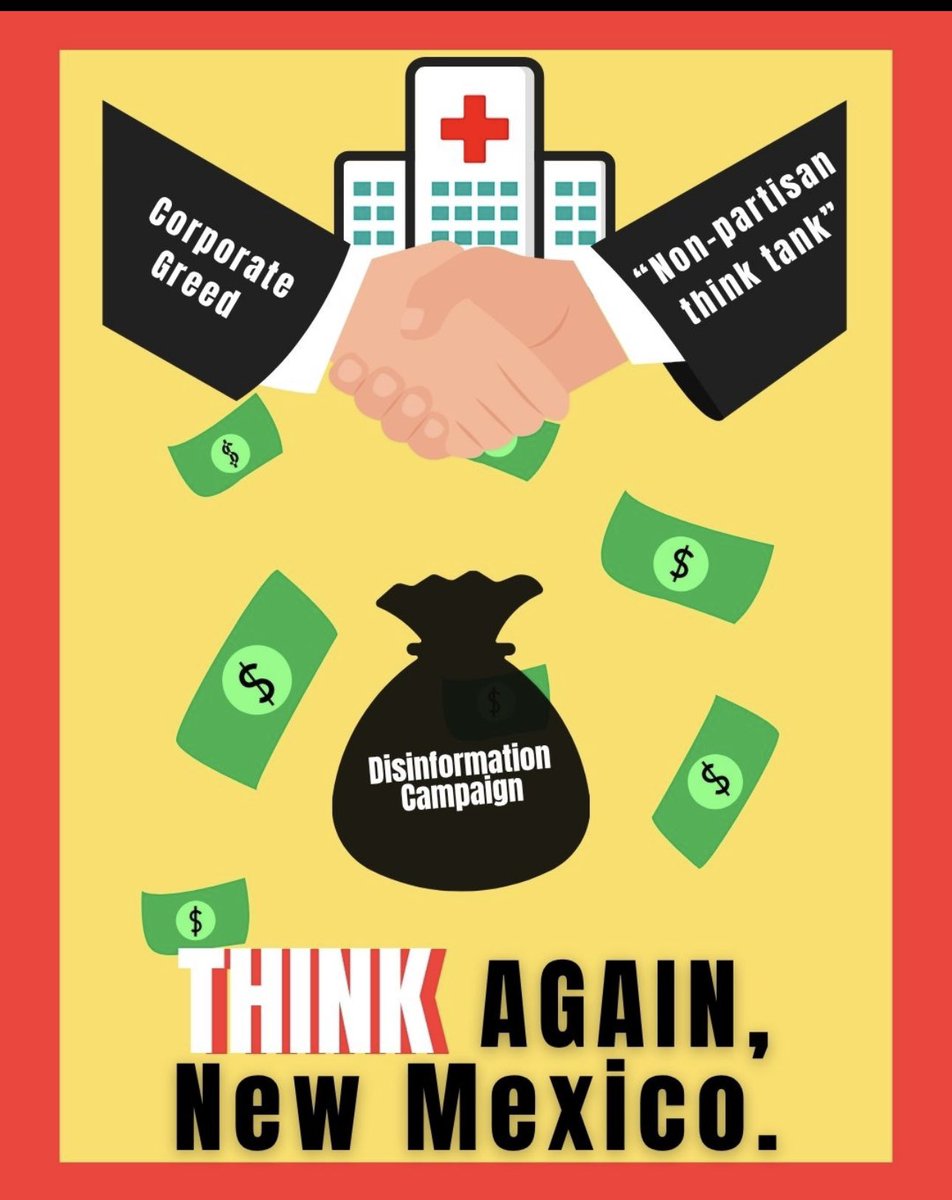One of our board members is sounding the alarm on the real funders behind a so-called “non-partisan think tank” working in our state. #nmpol #nmleg #thinkagainnm Read it here: santafenewmexican.com/opinion/my_vie…