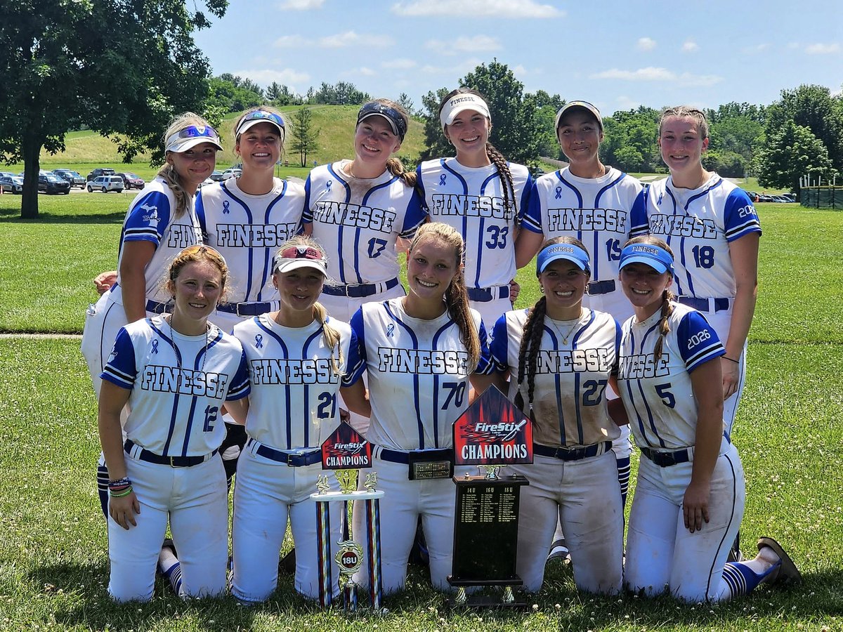 2025 Firestix 18U Champions - Great weekend for Finesse 18U Kolinski.  These girls were dialed in, battled some high level competition in very hot conditions.  Next stop on the tour is Blue Chip.