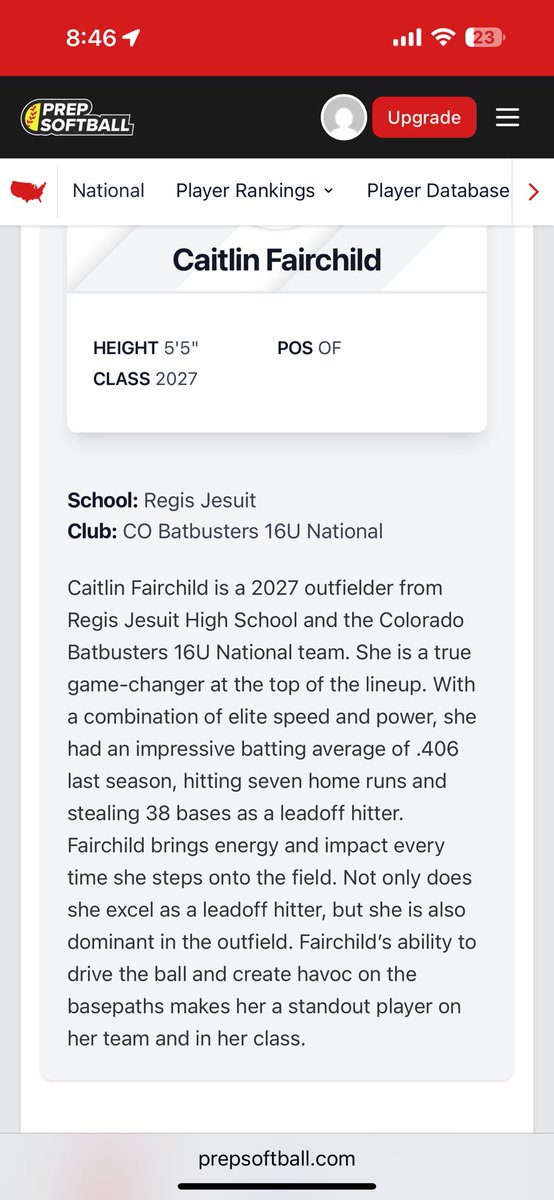Caitlin Fairchild (@cfairchild2027) on Twitter photo Thank you for much <a href="/PrepSoftball/">Prep Softball π₯</a> for the recognition! So honored to be apart of the top hitters! <a href="/Coach_Isaac3/">Isaac Martinez</a> <a href="/Coach_GM_/">Coach Maestretti</a> <a href="/batbusterscoach/">Joe Smith</a> <a href="/27Batbusters/">Batbusters 16 National Smith 27/28</a> Thank you for much <a href="/PrepSoftball/">Prep Softball π₯</a> for the recognition! So honored to be apart of the top hitters! <a href="/Coach_Isaac3/">Isaac Martinez</a> <a href="/Coach_GM_/">Coach Maestretti</a> <a href="/batbusterscoach/">Joe Smith</a> <a href="/27Batbusters/">Batbusters 16 National Smith 27/28</a>