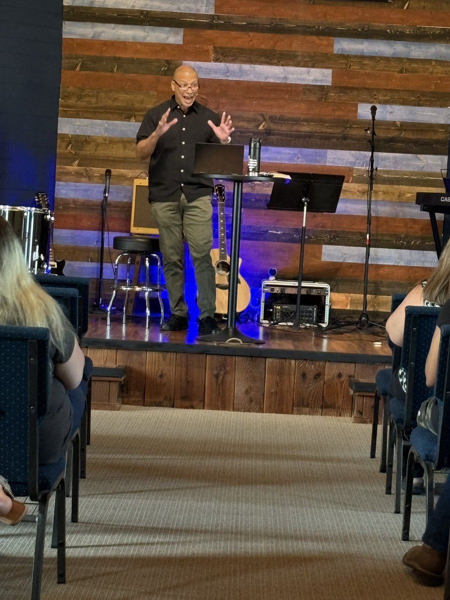 Kelsey Cates (Worship) and Joe Sparrow (Preaching) stoked up Imagine Church today.