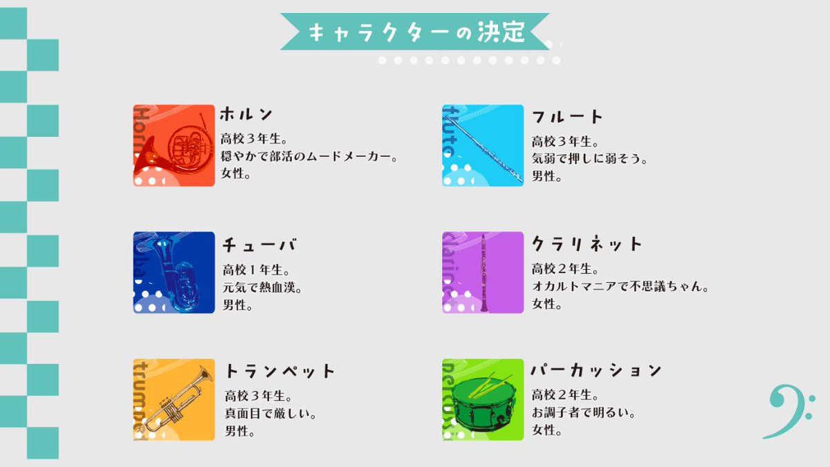 【頒布開始✨️】

吹奏楽部× #マーダーミステリー
『ピタゴラスの跳躍』
booth.pm/ja/items/70582…

🔹PL6人+GM1人用
🔹中級者以上向け
🔹約210 分
🔹オンライン（ccfolia使用）

#新作マダミス