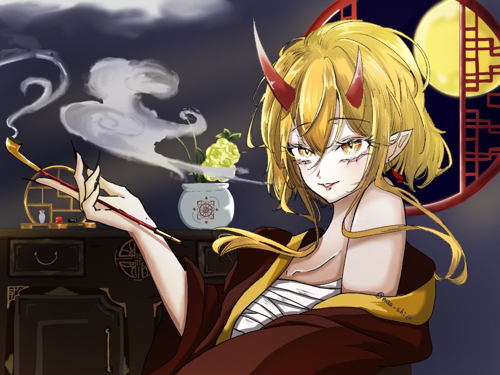 waa_shi10's tweet photo. 😈
 #イラスト  #illustration https://t.co/ULIxriUIMg