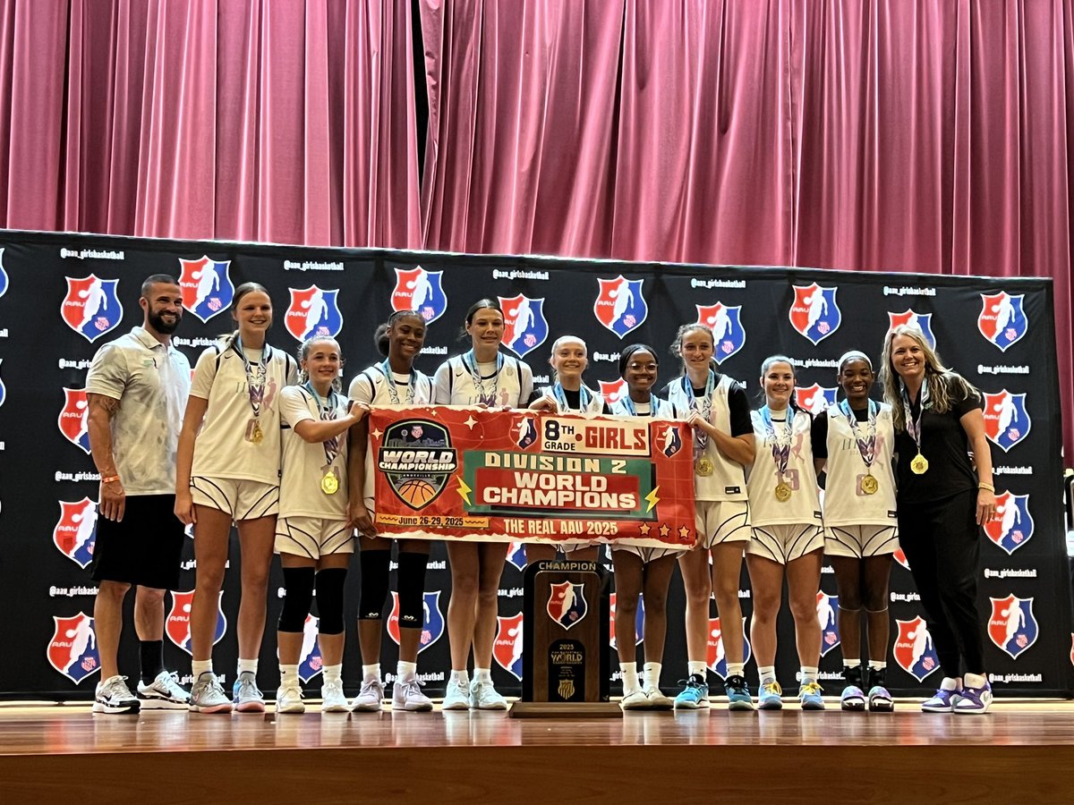 These girls battled all weekend long and came out on top ! #AAUWorlds2025#HER_Elite