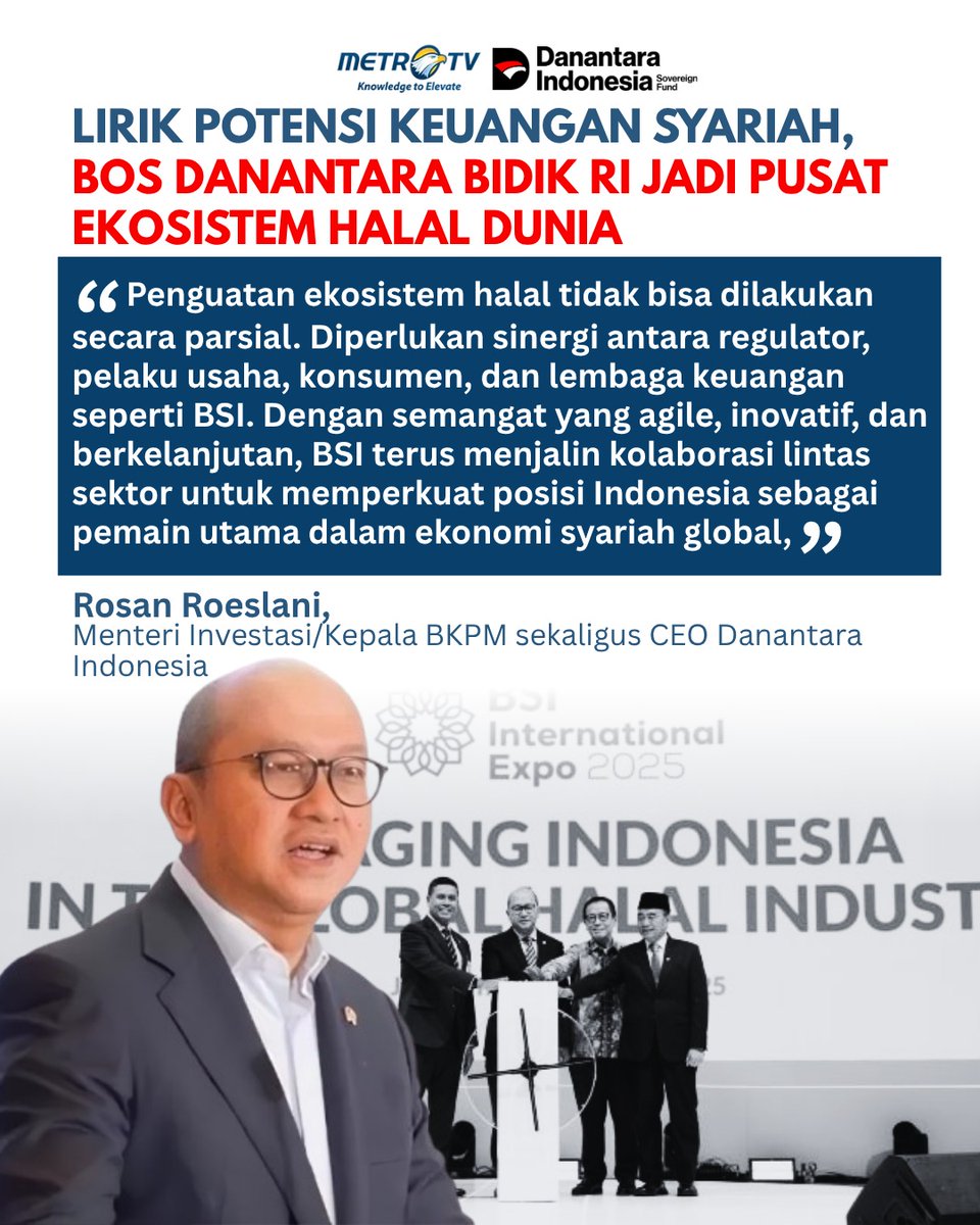 felicqueen's tweet photo. Dunia mulai melirik ekonomi halal. Saatnya Indonesia jadi pemain utama dan Danantara akan jadi pendorongnya #DanantaraHarapanUmmat https://t.co/LjF9ymGkwb
