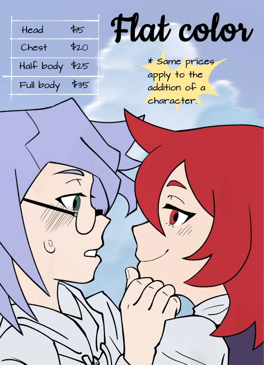 AlexDum_o's tweet image. Commissions open!!
Contact stelle_gay on discord, don't fear to ask any questions if you have any!
#Commission #art