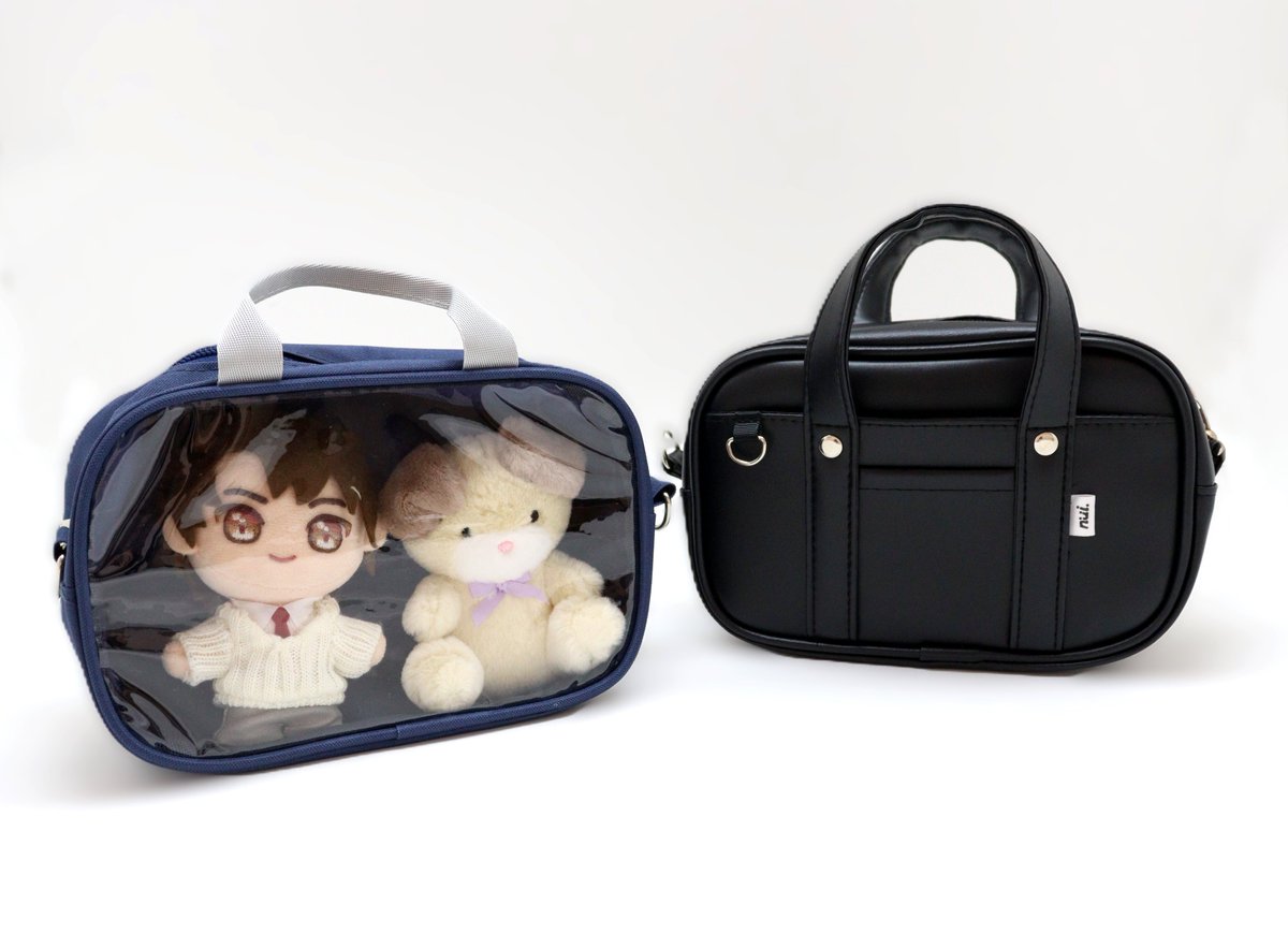 企画中商品のご紹介🍿】 スクールバッグ風のぬいぐるみポーチを企画中