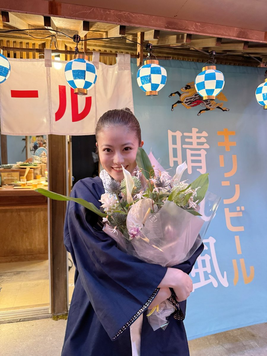 imanomiofficial's tweet photo. キリンビール #晴れ風
新CM「 祭とビール 」篇
に出演させていただきました！

◾︎公式サイト
https://t.co/eNeVOIBaVu
#今田美桜 https://t.co/ftg6pytknQ