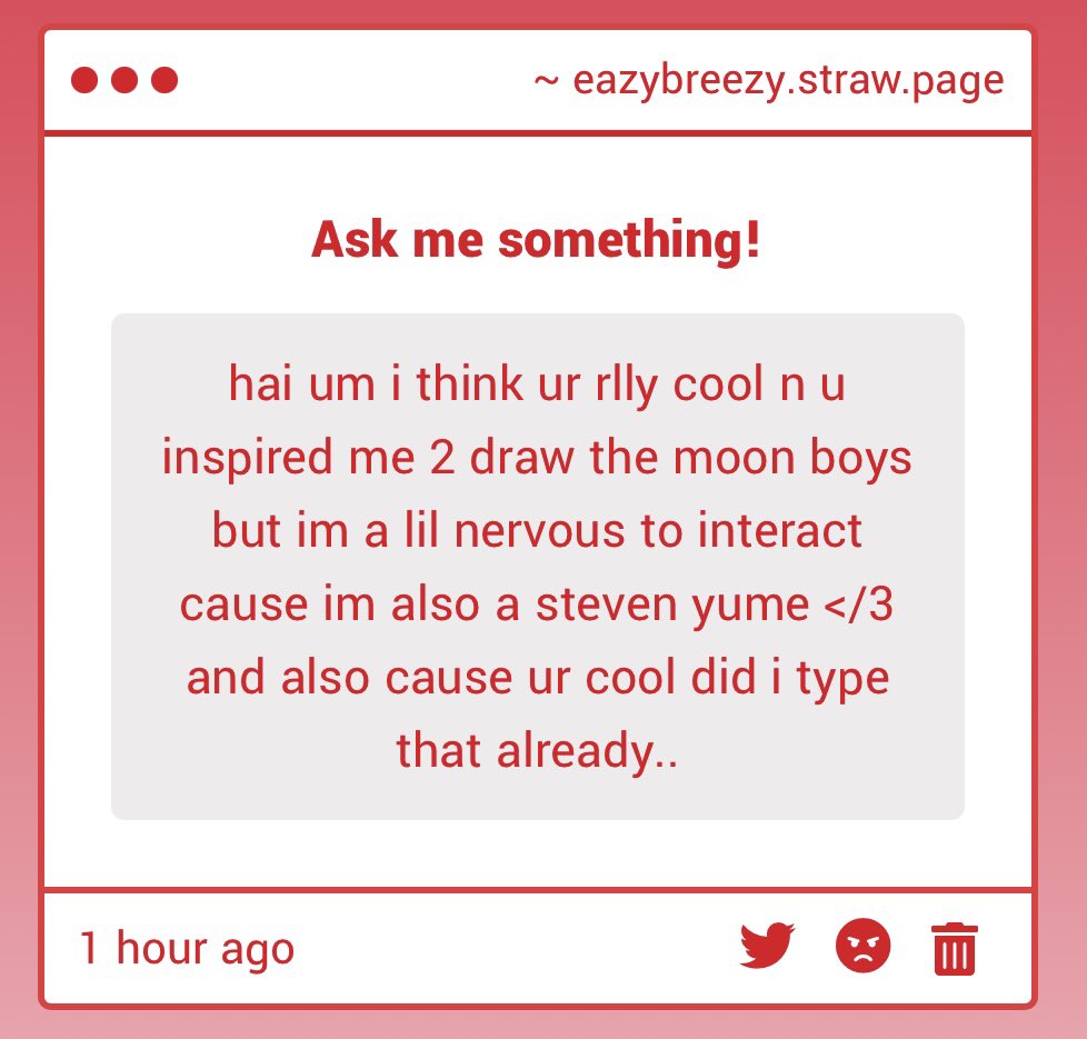 stevengrantbaby's tweet image. dont be nervous !!! i wanna be friends with all the steven grant yume shippers out there 🐹 please lets all be friends