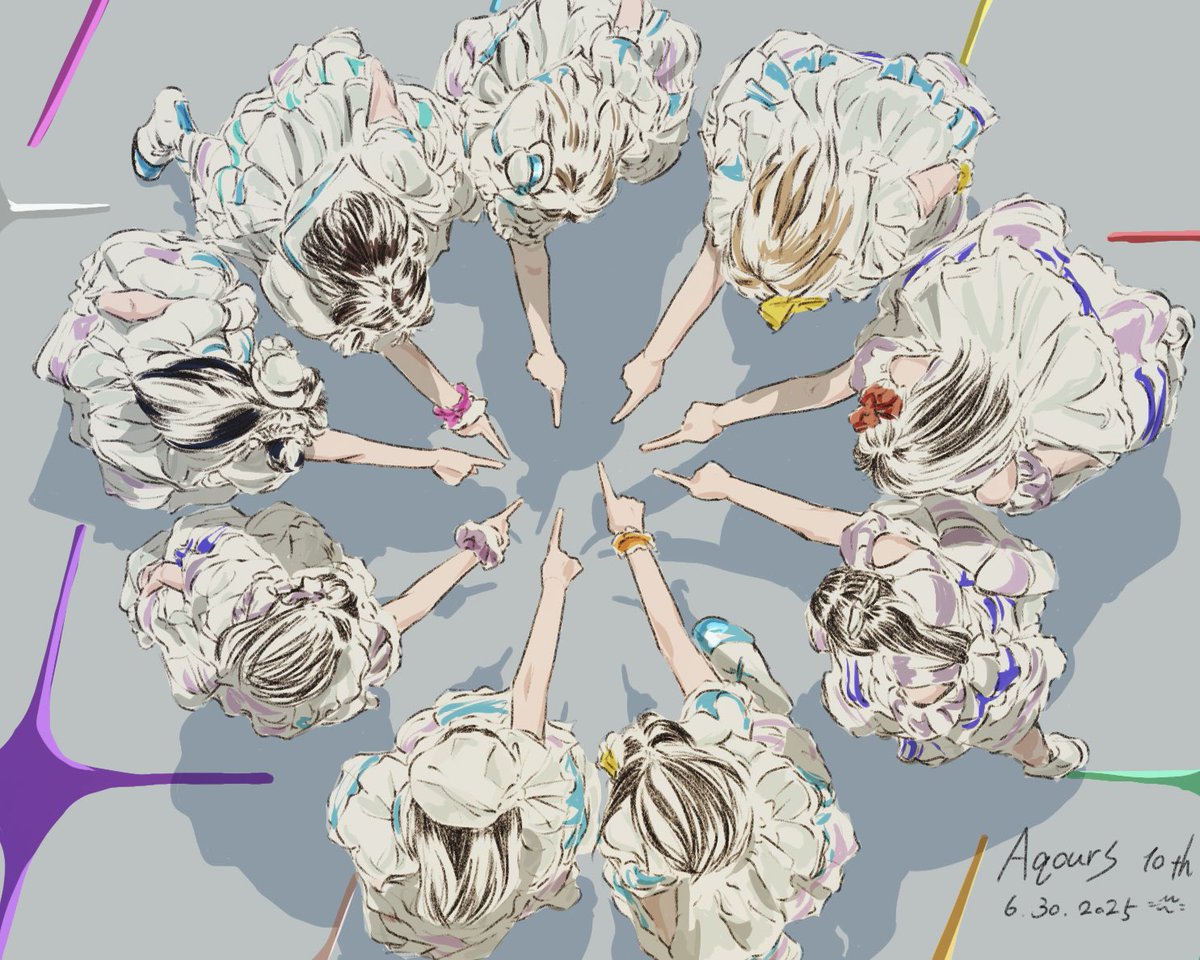 mame_orca's tweet photo. 0から1へ
 #Aqours10周年 https://t.co/XHEuYZjYyB