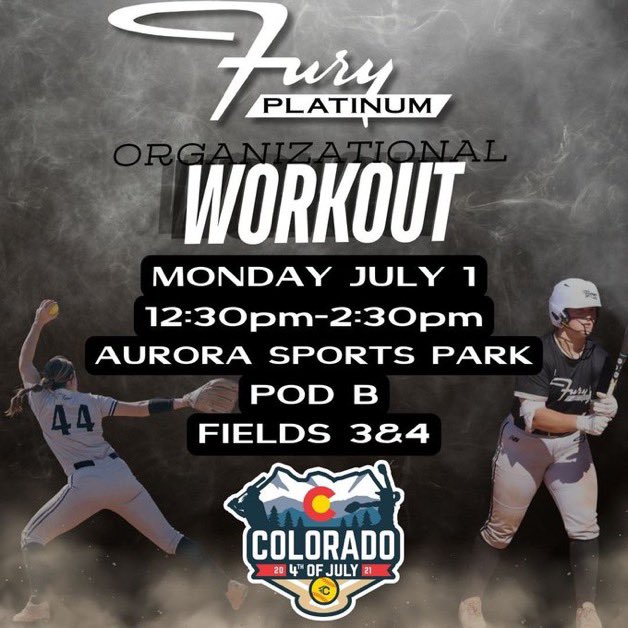 Anna Hurst 2028 (@annahurst_14) on Twitter photo Great first day here in CO at camp with <a href="/PennStateSB/">Penn State Softball</a> <a href="/umichsoftball/">Michigan Softball</a> <a href="/RamblersSB/">Loyola Softball</a> <a href="/DePaulSB/">DePaul Softball</a>!! Looking forward to the <a href="/FuryPlatinum/">FuryPlatinumSoftballClub</a> Org Workout at Aurora Park tomorrow. Come check us out!
<a href="/VAFuryPlat2028/">Fury Platinum National - McCallum 2028</a> Great first day here in CO at camp with <a href="/PennStateSB/">Penn State Softball</a> <a href="/umichsoftball/">Michigan Softball</a> <a href="/RamblersSB/">Loyola Softball</a> <a href="/DePaulSB/">DePaul Softball</a>!! Looking forward to the <a href="/FuryPlatinum/">FuryPlatinumSoftballClub</a> Org Workout at Aurora Park tomorrow. Come check us out!
<a href="/VAFuryPlat2028/">Fury Platinum National - McCallum 2028</a>