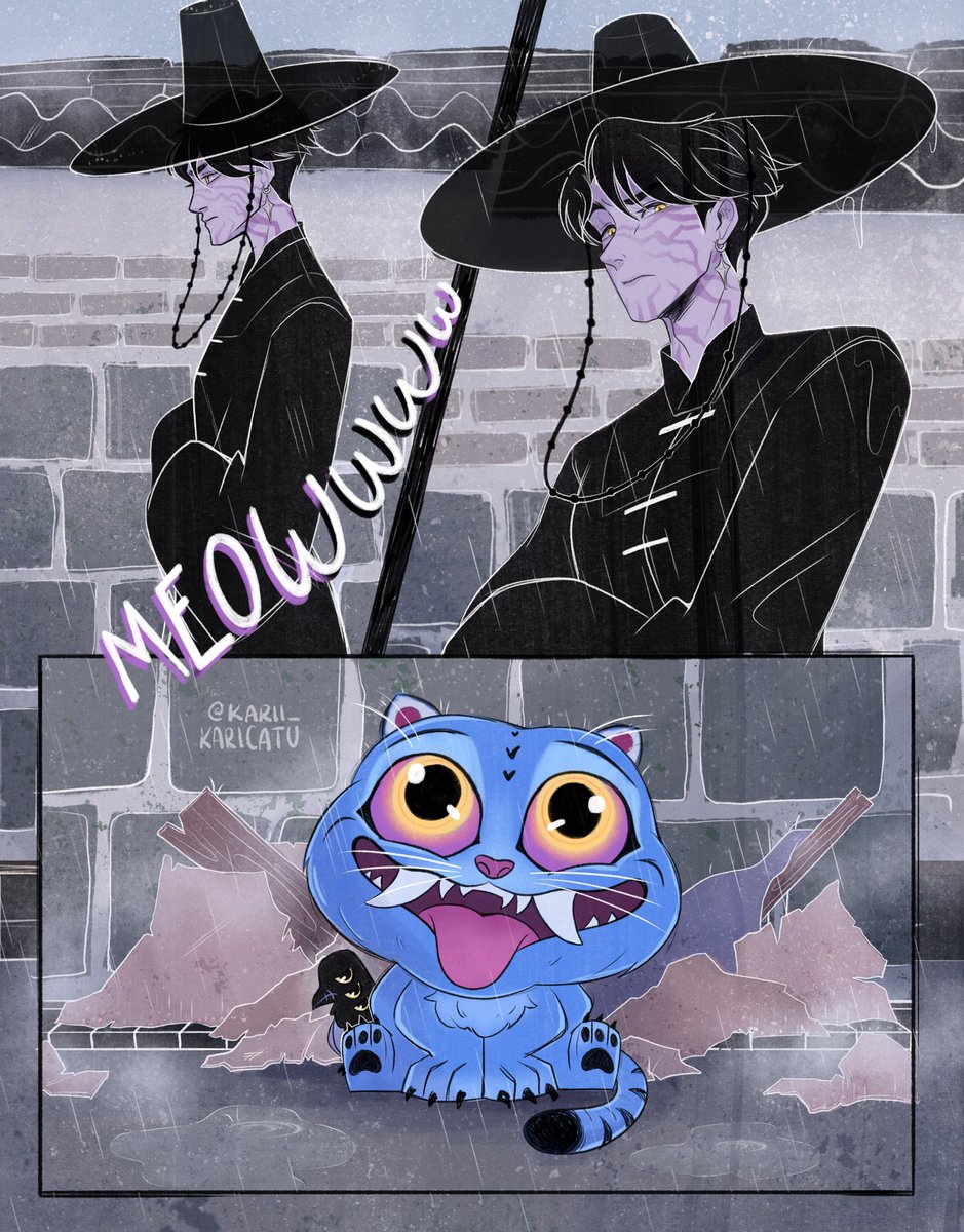 karii_karicatu's tweet image. First encounter 1/2
#KPOPDEMONHUNTERS #Jinu #derpy