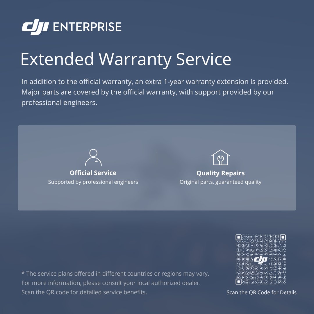 Purchase DJI Matrice 400 and get 1 Year of DJI Care Enterprise Plus or 1 Year of Official Extended Warranty Service for Free. Enjoy comprehensive protection and fly worry-free!

Learn more 👉brnw.ch/21wTLQO