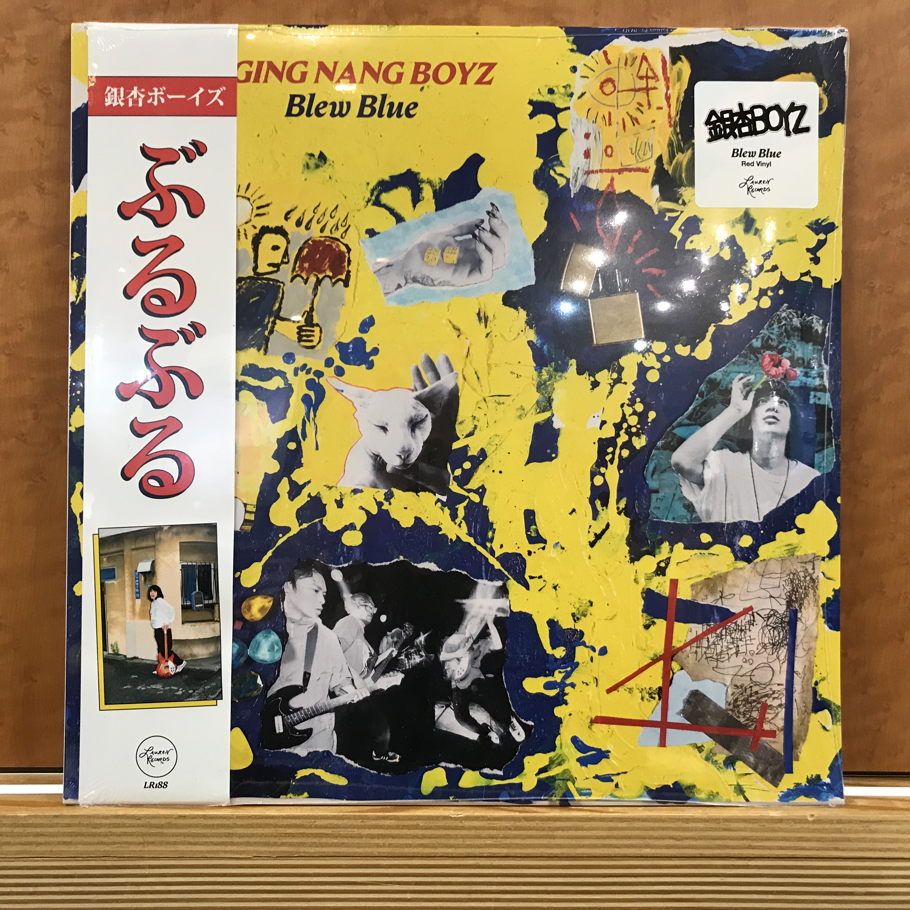 Amazon.co.jp: 銀杏BOYZ ぶるぶる BLEW BLUE VINYL LP レコード