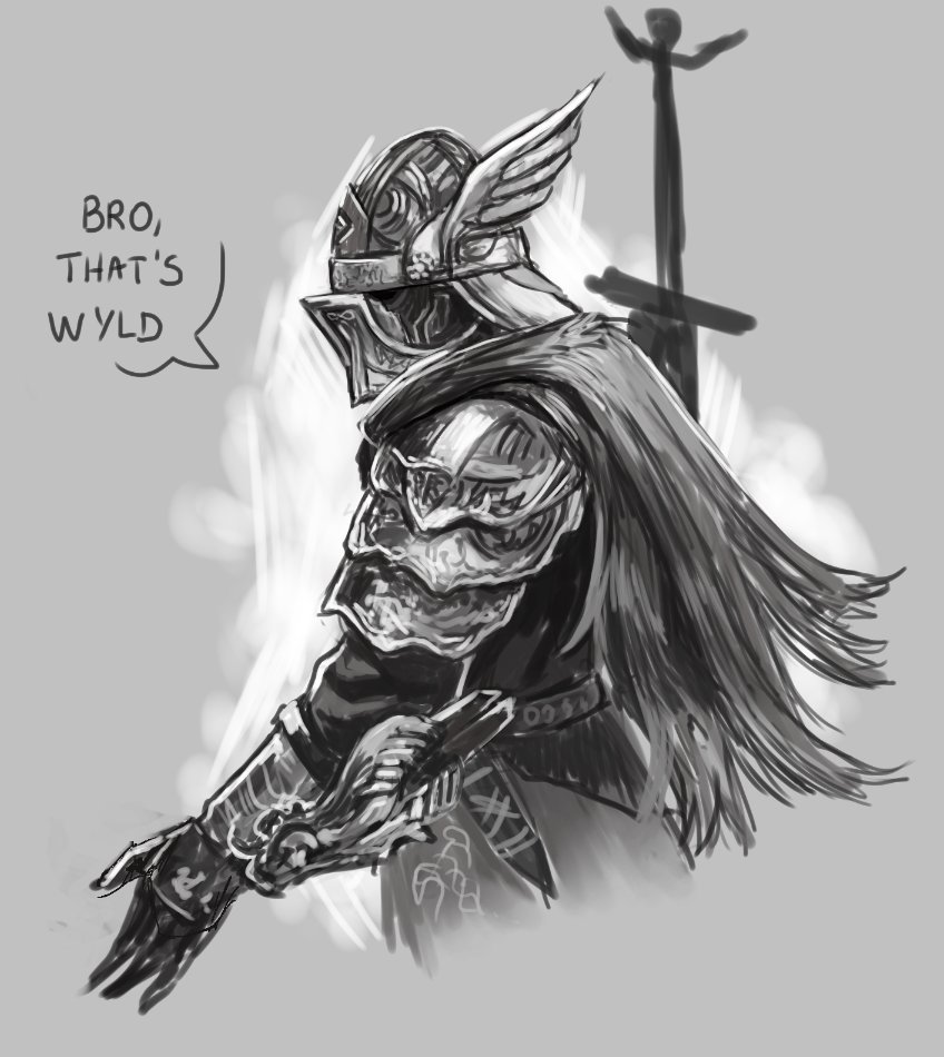 Wylder doodle done in Magma #NIGHTREIGN