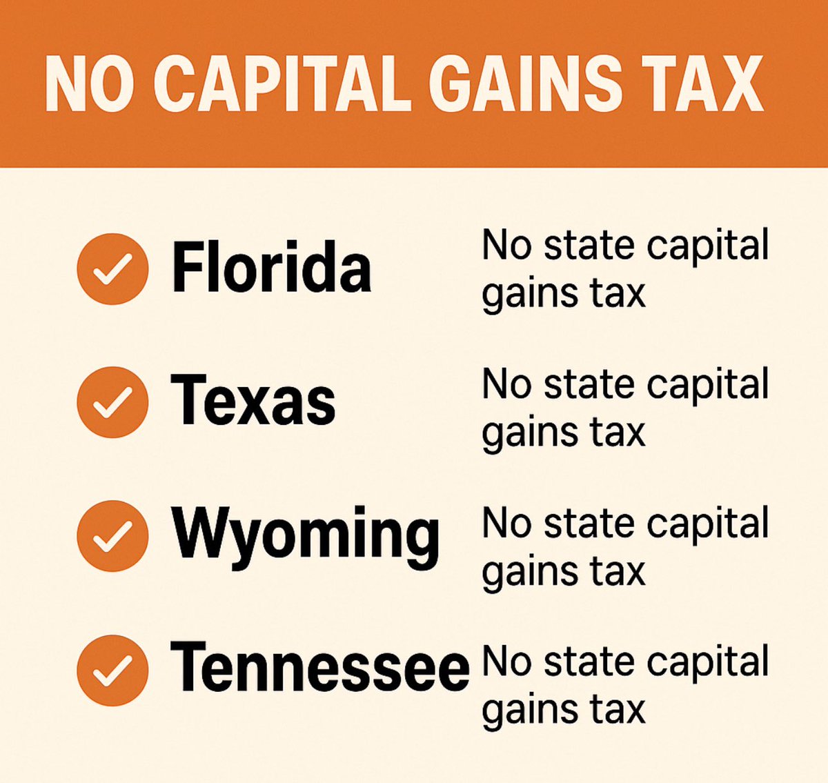 No crypto state capital gains tax with these four states. Also in Puerto Rico Under Act 60, you can pay 0% federal capital gains if you become a bona fide resident. The 600.00 exempt proposal is worthless.  Florida is a pro crypto climate.  #xrp #btc
