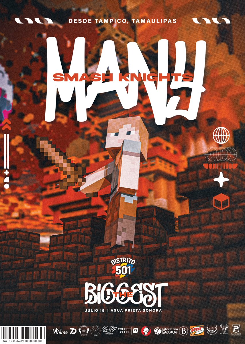 ApsonSmash's tweet image. 🌳La mayor sorpresa de este torneo con ustedes:
El mejor Steve de México @ManyManit4s
llega desde muy lejos a THE BIGGEST para reclamar el título de campeón
🔽 ¡REGÍSTRATE! SOLO QUEDAN 4 LUGARES DISPONIBLES
start.gg/THEBIGGEST