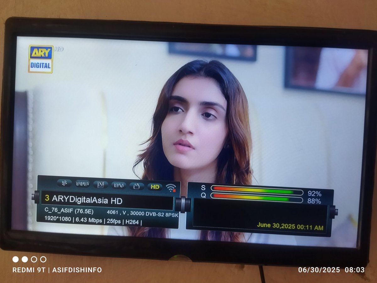 asifdishinfo's tweet photo. #ARYDIGITALHD on
#ApStar7 - 76.5°E C-Band
TP : 4061 V 30000 FTA https://t.co/Y2Kxw0OJ1J