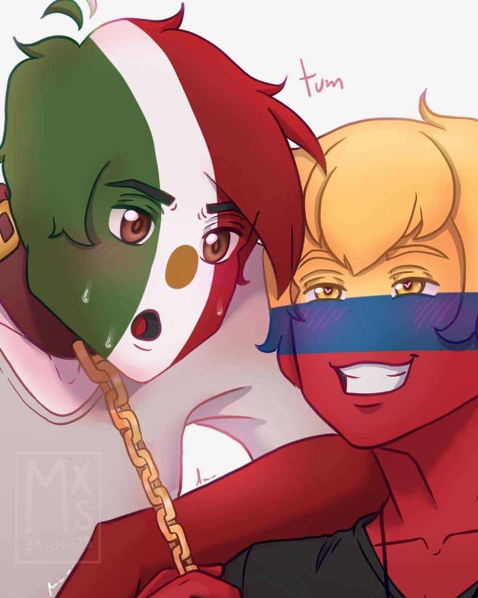 Puppyplay 🇨🇴🇲🇽

#CountryHumans 
#countryhumanscolombia
#countryhumansmexico