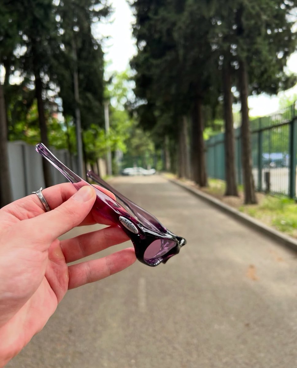 2003 Oakley Violet Iridium Glasses