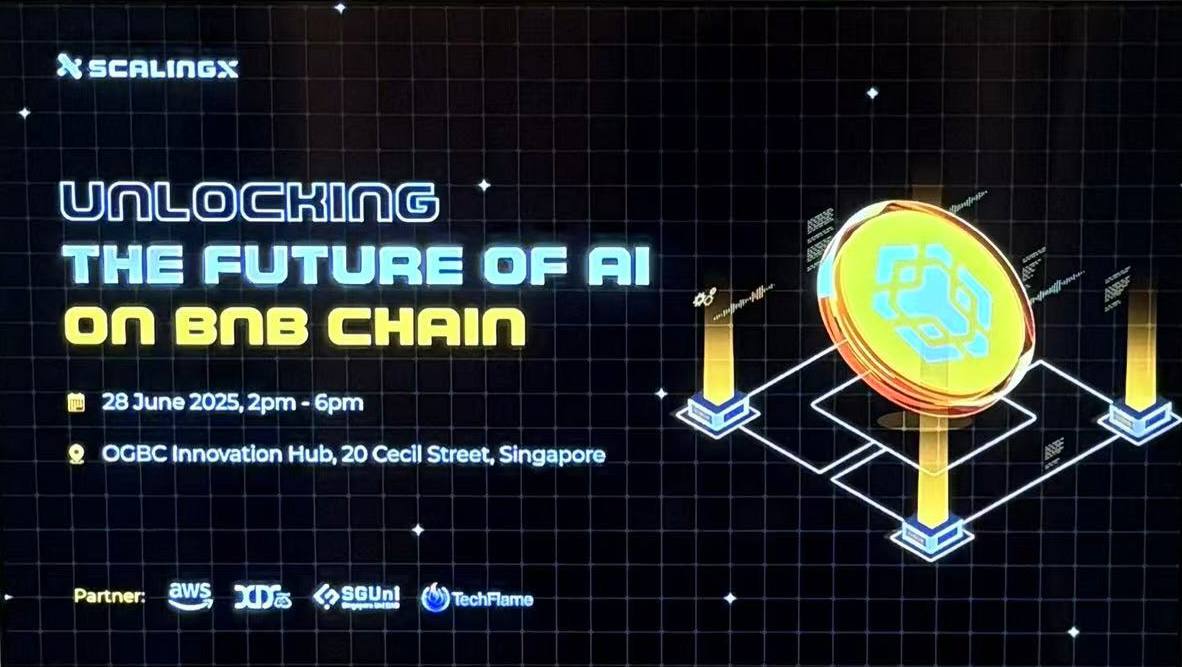 XerpaAI's tweet image. We are thrilled to join the #AI x #BNBChain meetup in Singapore on June 28! 🇸🇬 Hosted by @BNBCHAIN & @scaling_x
The Highlights:
- Epic panels on AI agents revolutionizing DeFi & crypto shoutout to @Maiga_AI
- @tutorialtoken community-driven vision for AI & Web3 adoption…