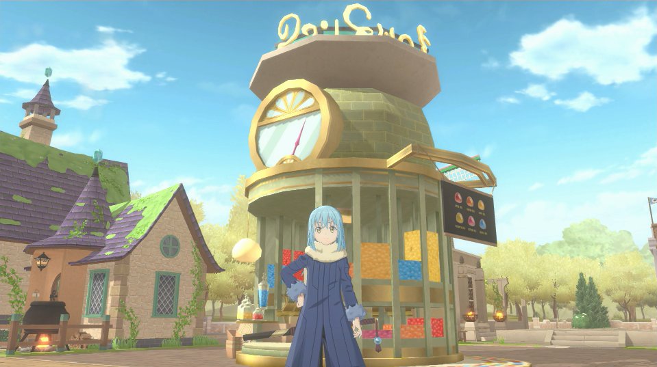 『テイルズ オブ』シリーズコラボ
📖『Tales of Slime』サイドストーリー 第1弾📖公開中！

コラボストーリーの間の日常を描いた特別シナリオ！

シナリオをクリアすると、絆Lv.上昇に役立つ「アップルグミ」を生産できるコラボ限定施設「グミショップ」の設計図を獲得可能！✨

#まおりゅう #転スラ