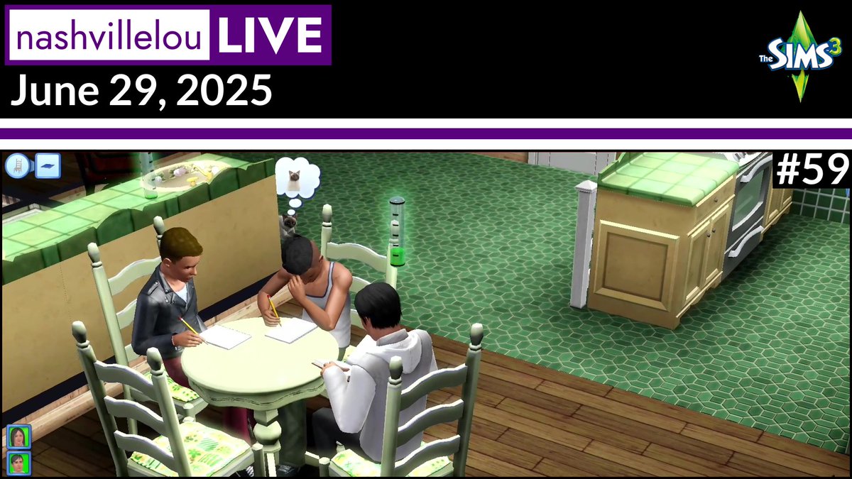 NashvilleLou Live on Twitch (@lounashville) on Twitter photo Join me at top of the hour for ep. 59 of The Sims 3 on NashvilleLou Live on #Twitch. We'll also have live <a href="/TwitchyTides/">Twitchy Tides</a> #games and #fun #prizes.
See you there!
twitch.tv/nashvillelou
#TS3 #Sims3 #TheSims3 #livestreaming #gaming Join me at top of the hour for ep. 59 of The Sims 3 on NashvilleLou Live on #Twitch. We'll also have live <a href="/TwitchyTides/">Twitchy Tides</a> #games and #fun #prizes.
See you there!
twitch.tv/nashvillelou
#TS3 #Sims3 #TheSims3 #livestreaming #gaming