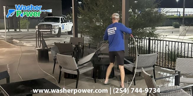 WasherPower's tweet image. Is your outdoor patio looking a little tired? 🌧️➡️✨

Check out our team in action, making this outdoor patio in the Waco area shine! 

Ready to transform your patio?
📞 Call for a FREE quote today: (254) 744-9734
🌐 Learn more about our services: washerpower.com