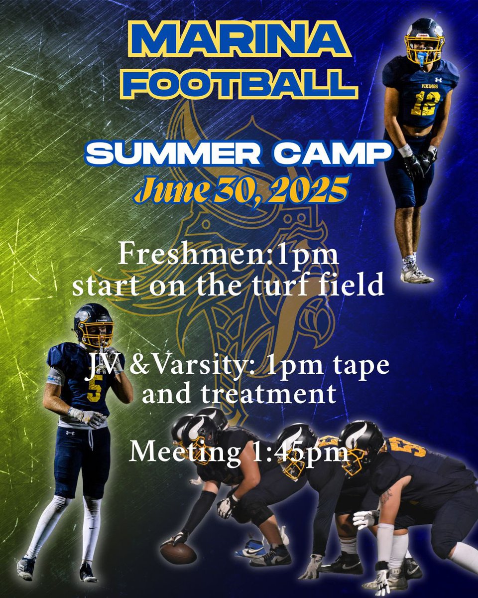 Marina Vikings FB (@marinavikingsfb) on Twitter photo 