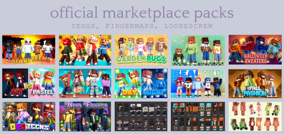 trying to get famous PLEASE someone commission me ! I am also DESPERATELY looking for minecraft marketplace work!! look at my portfolio carrd / fill out the form in my bio if you're interested !!