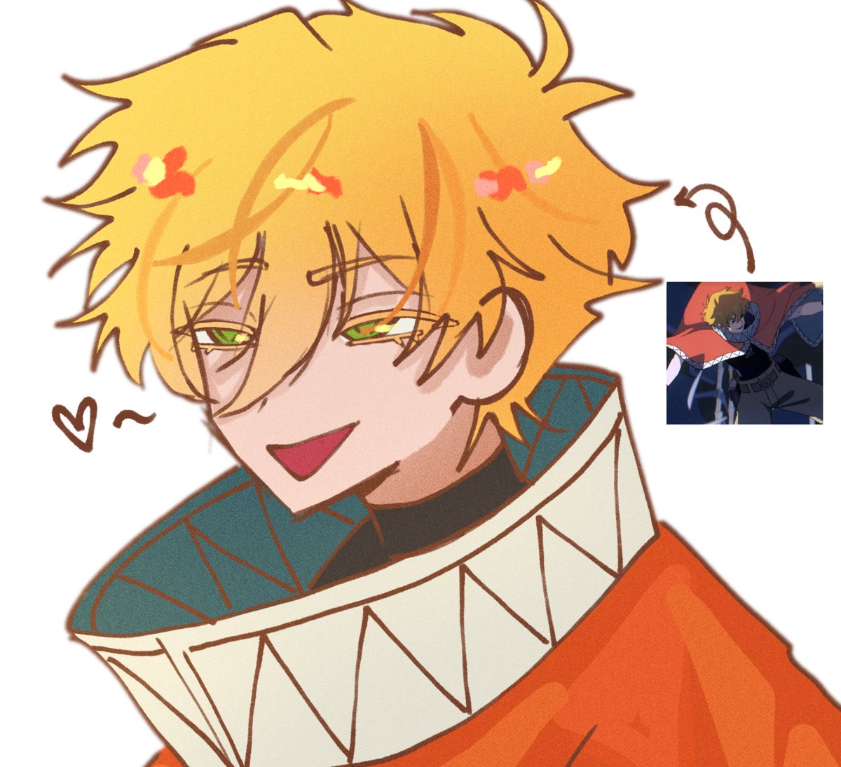 K9zer0's tweet image. #凸变英雄X #TOBEHEROX 🧡💛🦊