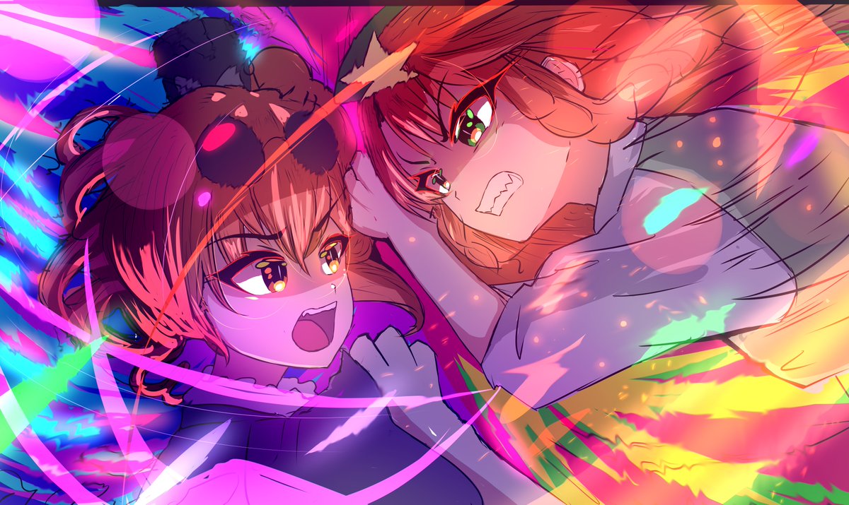 SabreFeelings's tweet image. Joon Yorigami VS Hong Meiling
#東方Project #紅美鈴 #依神女苑