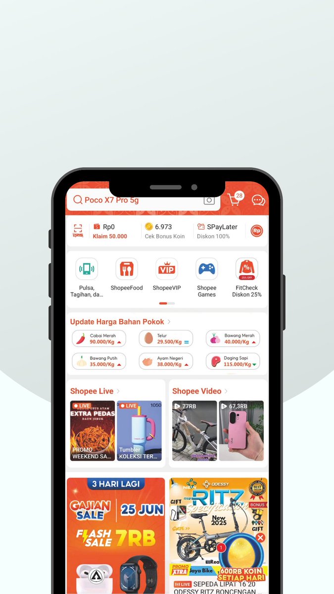 semutkucon's tweet photo. Shopee ensures mothers don't miss out on commodity prices https://t.co/lNaaqPiXAP