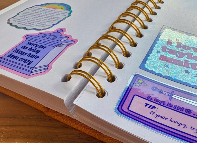hyperstarter's tweet image. The Coffee Table Sticker Book is here for anyone who loves stickers but can’t commit. Featuring a linen-bound, foil debossed cover and 256 pages of reusable silicone-coated paper, it’s a beautiful way to collect without pressure.  kickstarter.com/projects/mered… #stickerbook