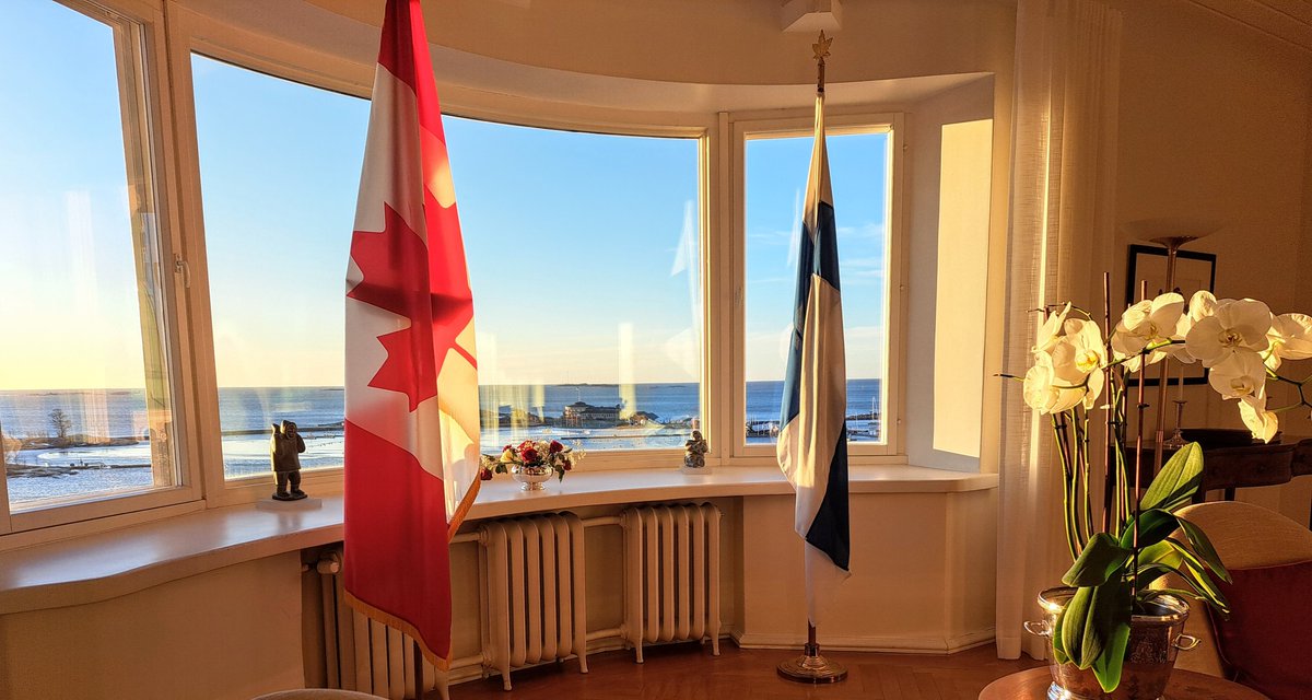 #Throwback 

From NATO to the Arctic, from the rules-based international order to promoting equity and diversity, from free and fair trade to the promotion of economic opportunities across the ocean, Ambassador <a href="/JAStovel/">Jeanette Stovel</a> engaged on issues that matter to Canada and Finland.