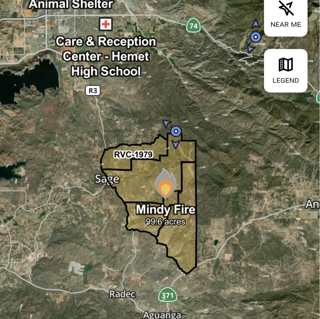 starmapper84's tweet photo. #Mindyfire update -
Additionally, the fire is now 50% contained per @CALFIRERiverside on X. Please use caution when driving in the area, firefighters will remain on scene throughout the night, working on full containment. https://t.co/ay93QwU7rX
