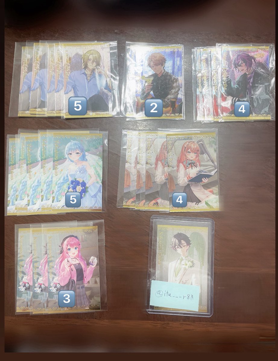 itu___r83's tweet photo. 【 交換 】  にじさんじ ボイスビジュアルカード 6月 ランダムコレクションカード

【 譲 】　画像1枚目

【 求 】　画像2枚目︎💕︎の方

郵送での交換希望
検索からもお気軽にお声掛けください！ https://t.co/y0ld6qWUX3