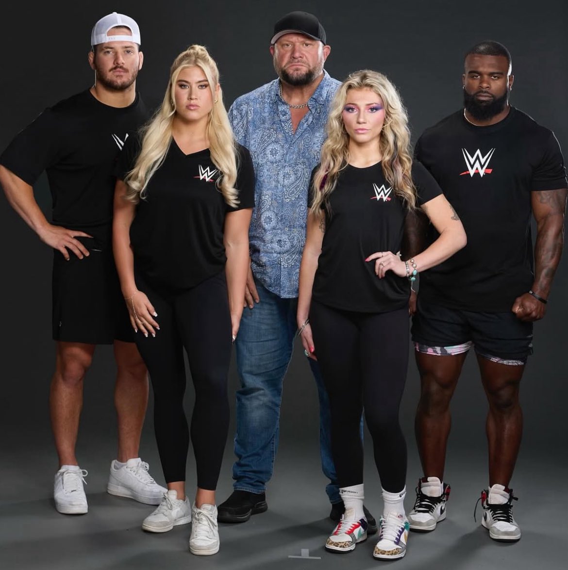 hazejamesonWWE's tweet image. STOKED TO BE ON TEAM @bullyray5150 for season 2 of #LFGWWE !!!!! 🩷✨🩵 #WildChild #LFG