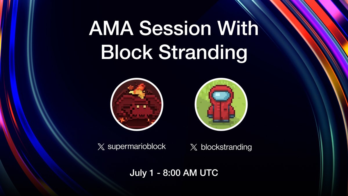 MagicBlock ✨ (@magicblock) on Twitter photo 🎙️ AMA with <a href="/blockstranding/">Block Stranding</a>
How the first fully onchain MMORPG was built using Ephemeral Rollups, and what it unlocks for games on Solana.
📅 Tomorrow - July 1
🕢 8:00 AM UTC
📍 X Spaces 🎙️ AMA with <a href="/blockstranding/">Block Stranding</a>
How the first fully onchain MMORPG was built using Ephemeral Rollups, and what it unlocks for games on Solana.
📅 Tomorrow - July 1
🕢 8:00 AM UTC
📍 X Spaces