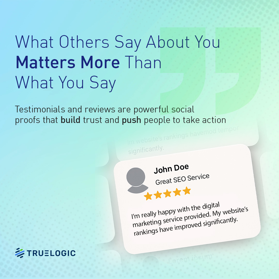 TruelogicPH's tweet image. Businesses that showcase real client testimonials and reviews earn more clicks, more conversions, and more credibility.

Leverage testimonials as social proof.
⭐ Highlight 5-star reviews
💬 Feature customer stories

truelogic.com.ph 

#DigitalMarketing #UXUIStrategies