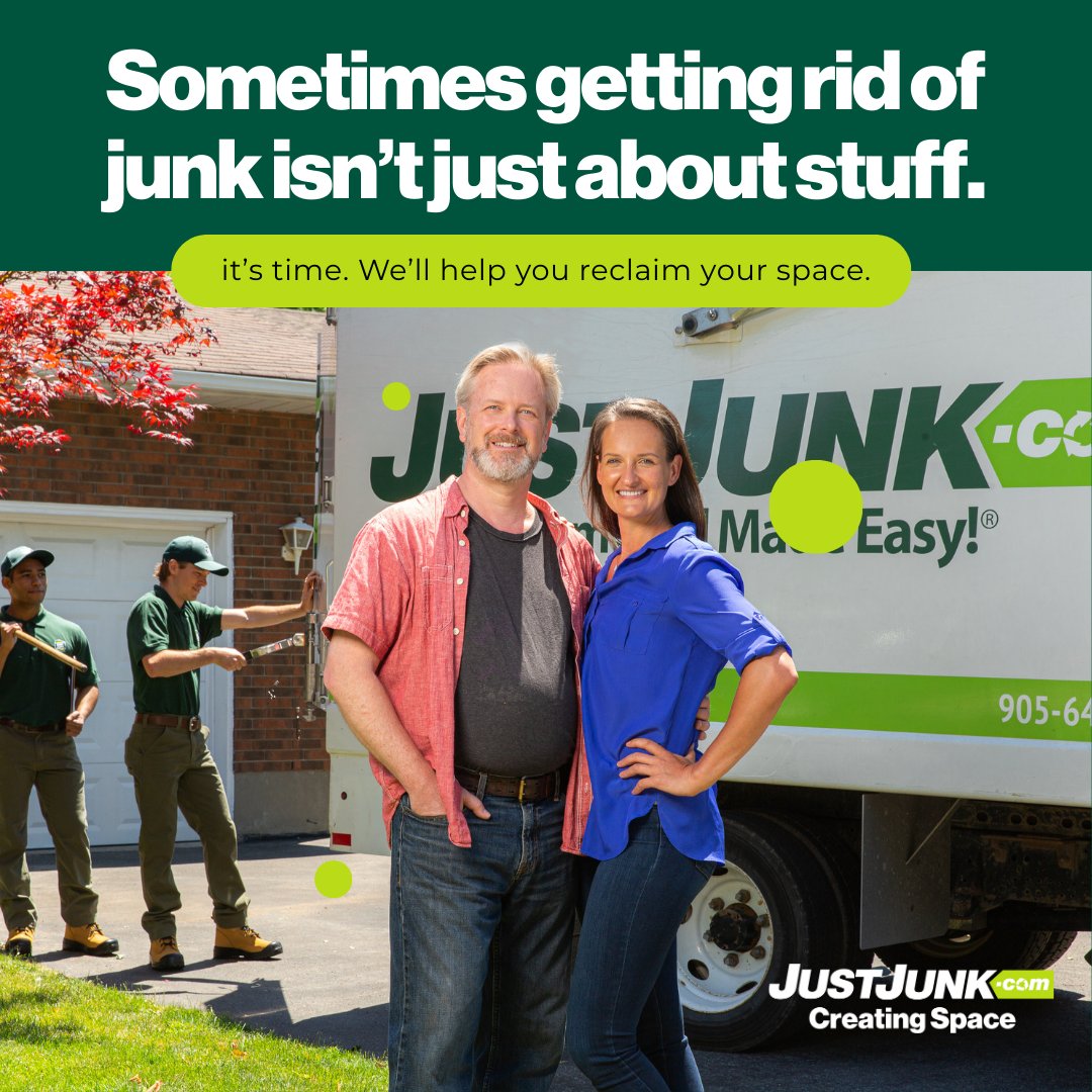 Sometimes it’s more than just junk; it’s about reclaiming your space &amp; peace of mind. Trust our team to help you every step of the way! Ready to start your journey? Book JUSTJUNK online: 1l.ink/2T67MMD #JUSTJUNK #CreatingSpace #JunkRemoval #ReclaimYourSpace