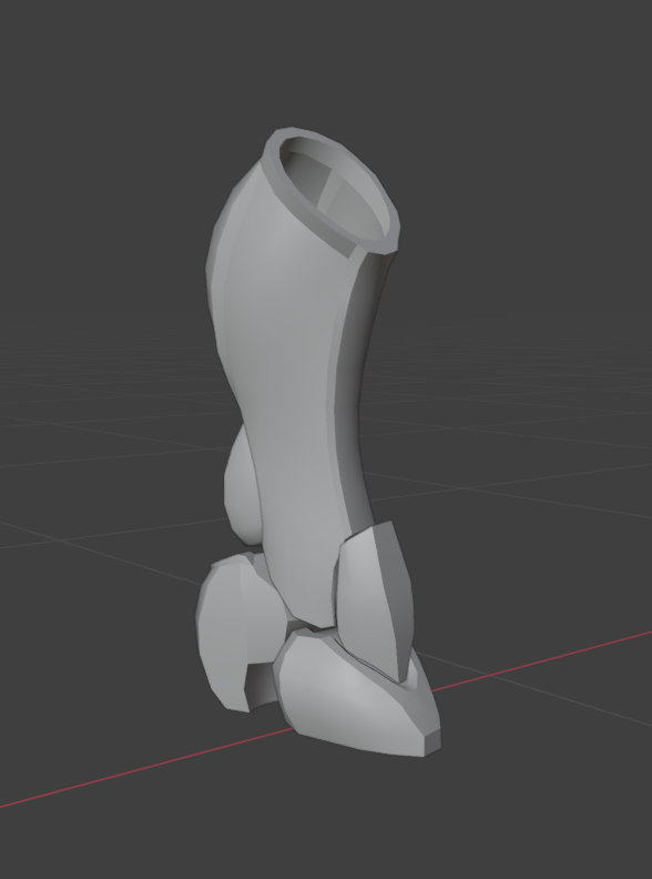 Took a short break from recovering files to model... a boot. I think tomorrow I'll get back to drawing ^^