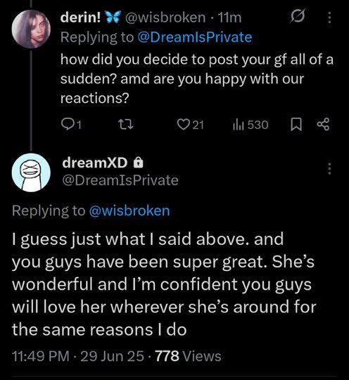 ilydrmteam's tweet photo. IM JUST DISCOVERING DREAM HAS A GF???? https://t.co/hmnhhzMwR7