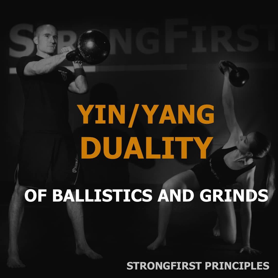 F = ma. Force equals mass multiplied by acceleration.

For best results, at StrongFirst we train both variables in the equation. We push the “m” in slow lifts (high mass, low acceleration) and the “a” in quick lifts (low to medium mass, high acceleration).

Bob Hoffman of York