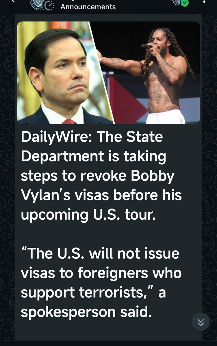 The Trump administration is taking action against this pro terrorists noise maker, which the BBC broadcasted live last Saturday. Do you think is the right decision?