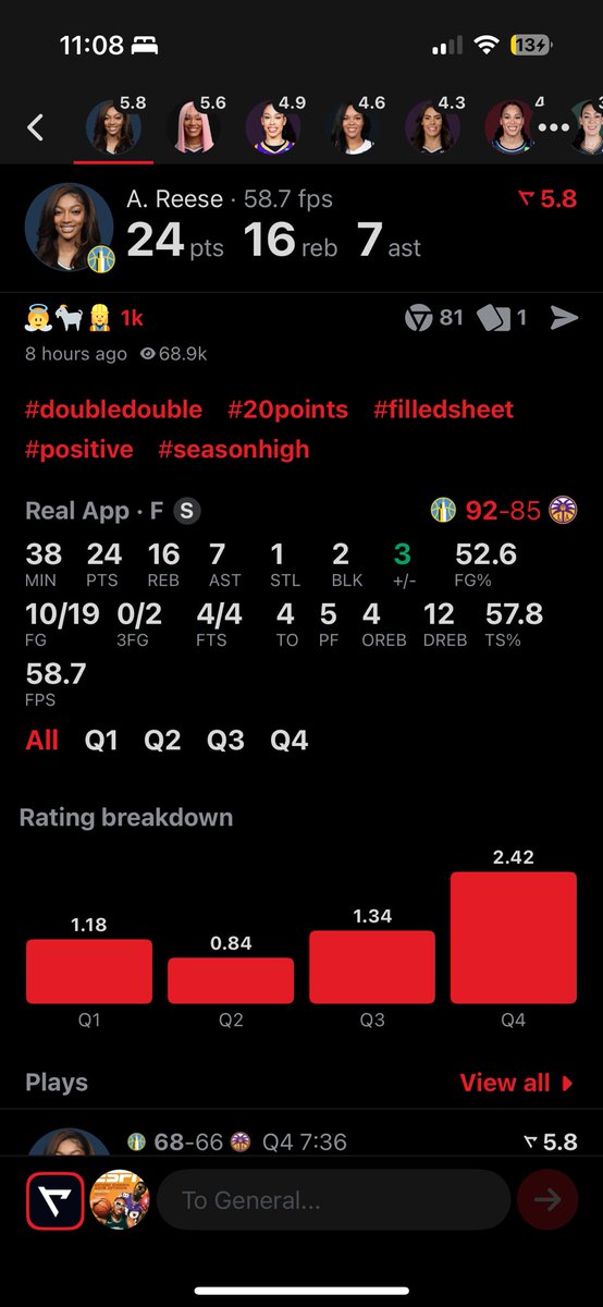 RyFeier's tweet photo. @realapp Please explain how on earth angel’s performance is worth almost double Aja’s https://t.co/HOL1OazeIH