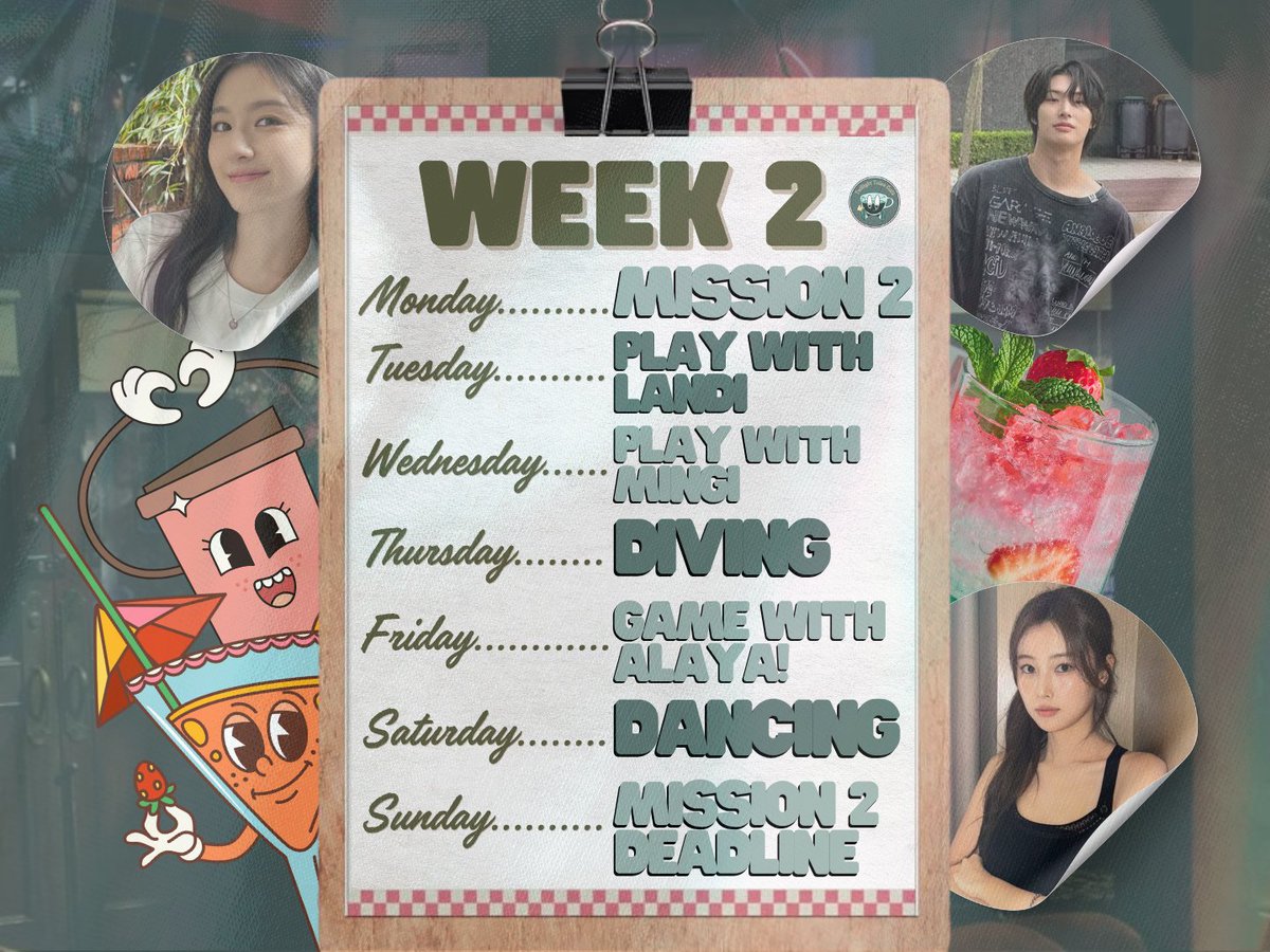 ㅤ
𝐖𝐄𝐄𝐊 𝟐.
𝒲e’re slowing down with softer sips, sunset-colored drinks, and stories steeped in honeyed light. Every cup is a little reminder: the day doesn’t have to be loud to be lovely. Come catch the quiet glow with us—one drink at a time.
ㅤ