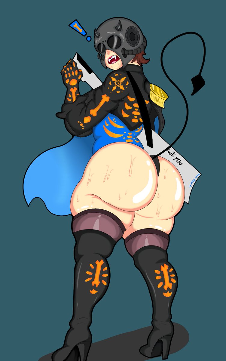 Otro dibujo de Cirrus de la era impera 
Que tal?
#thebandghost #fanart #rule34artis