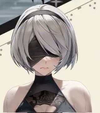 2Bがどんなに卑猥な格好をしていようが、この口元を見るともう生活マンにしか見えなくなってしまった。これは精神的去勢である。 