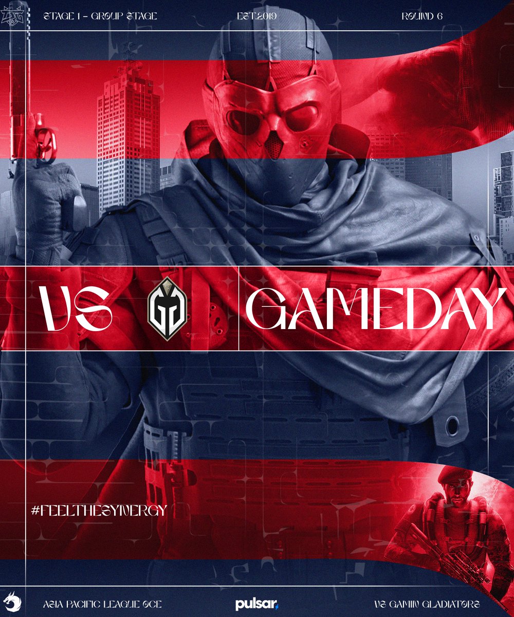 True Synergy Gaming (@org_tsg) on Twitter photo ⚔️ GAMEDAY ⚔️
TSG R6 faces off against <a href="/GaiminGladiator/">GG | Gaimin Gladiators ⚔️</a> in week 6 of the group stage
🕒 6:10 AM EDT | 8:10 PM AEST
🌏 APL 2025 – OCE Stage 1
📺twitch.tv/zenoxcasts
#FeelTheSynergy ⚔️ GAMEDAY ⚔️
TSG R6 faces off against <a href="/GaiminGladiator/">GG | Gaimin Gladiators ⚔️</a> in week 6 of the group stage
🕒 6:10 AM EDT | 8:10 PM AEST
🌏 APL 2025 – OCE Stage 1
📺twitch.tv/zenoxcasts
#FeelTheSynergy